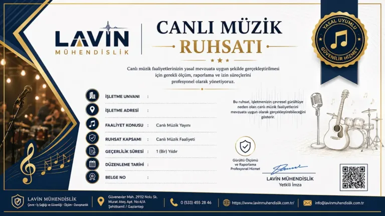canlı müzik ruhsatı